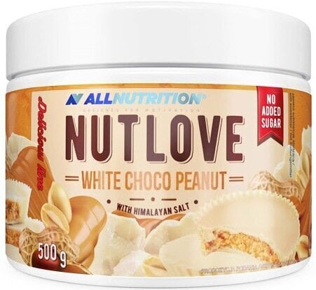 AllNutrition Nutlove 500 g valge šokolaadi maapähkel цена и информация | Maiustused | kaup24.ee