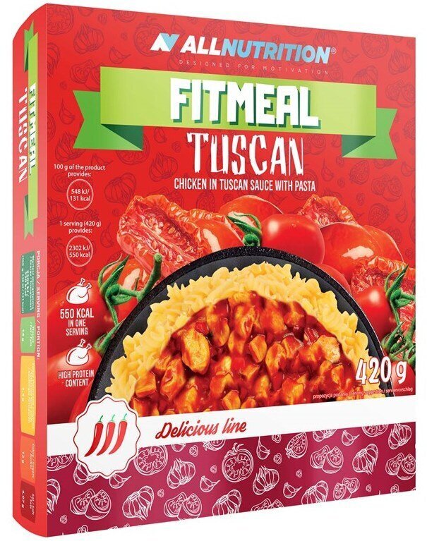 AllNutrition Fitmeal Tuscan 420 g - kana toskaana kastmes pastaga цена и информация | Supertoit | kaup24.ee