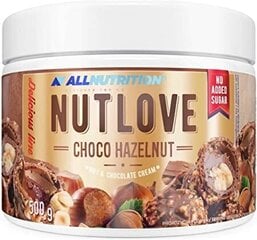 Шоколадный лесной орех AllNutrition Nutlove, 500 г цена и информация | Сладости | kaup24.ee