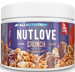 Крем из молочного шоколада с добавлением хрустящего жареного арахиса AllNutrition Nutlove Crunch, 500 г  цена и информация | Сладости | kaup24.ee