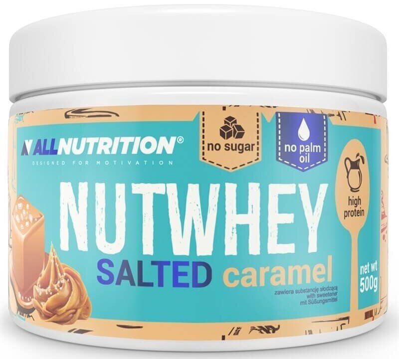 AllNutrition NUTWHEY 500 g Salted Caramel цена и информация | Supertoit | kaup24.ee