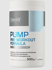 Предтренировочный комплекс Ostrovit Pump Pre-Workout Formula, 500 г цена и информация | Витамины, пищевые добавки, препараты для хорошего самочувствия | kaup24.ee