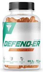 Комплекс иммунной поддержки Trec Nutrition Defend-er, 90 капсул цена и информация | Витамины, пищевые добавки, препараты для хорошего самочувствия | kaup24.ee