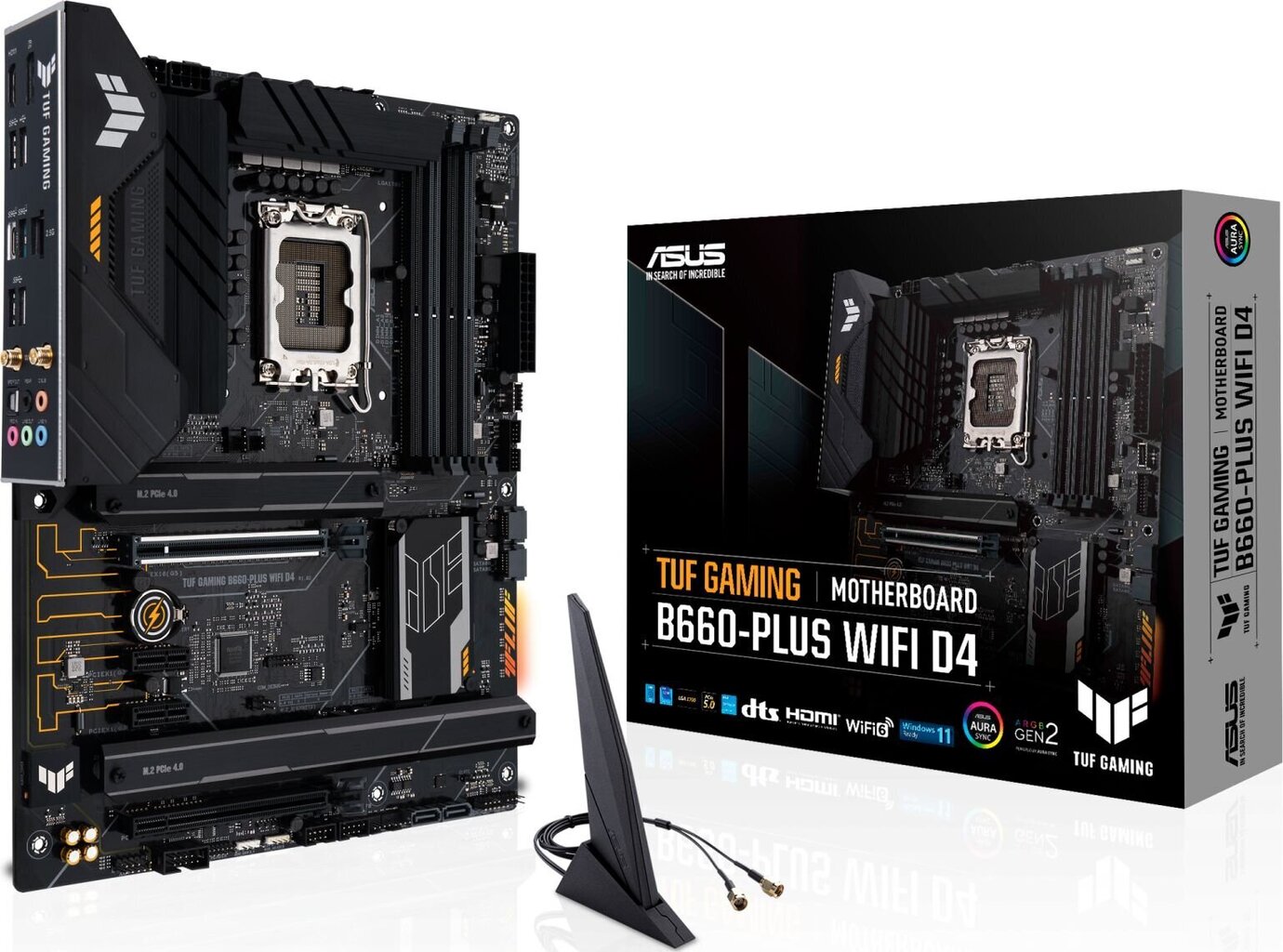 Asus TUF GAMING B660-PLUS WIFI D4 hind ja info | Emaplaadid | kaup24.ee