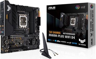 Asus TUF GAMING B660M-PLUS WIFI D4 hind ja info | Emaplaadid | kaup24.ee