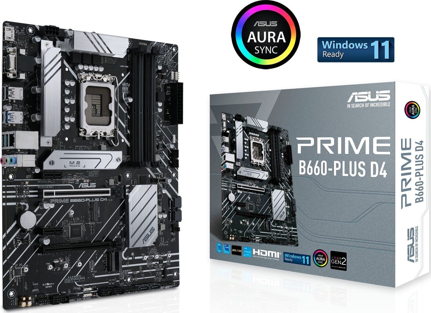 Asus PRIME B660-PLUS D4 hind ja info | Emaplaadid | kaup24.ee