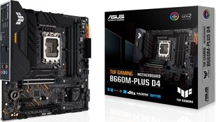 Asus TUF GAMING B660M-PLUS D4 hind ja info | Emaplaadid | kaup24.ee