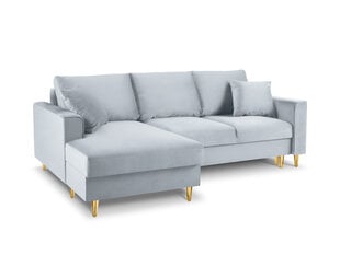 Pehme nurgadiivan Mazzini Sofas Cartadera, helesinine цена и информация | Угловые диваны | kaup24.ee