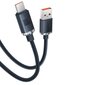 Baseus kaabel telefonidele USB A, C100W 1,2m цена и информация | Mobiiltelefonide kaablid | kaup24.ee