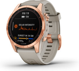 Garmin fēnix® 7S Solar Rose Gold/Light Sand цена и информация | Смарт-часы (smartwatch) | kaup24.ee