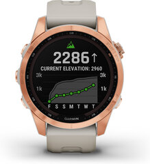 Garmin fēnix® 7S Solar Edition Rose Gold 010-02539-11 hind ja info | Nutikellad (smartwatch) | kaup24.ee