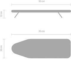Гладильная доска Brabantia S, 95 x 30 см цена и информация | Гладильные доски | kaup24.ee