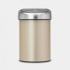 Мусорное ведро Brabantia, Touch Bin, 3 л цена и информация | Мусорные ящики с креплением на двери | kaup24.ee