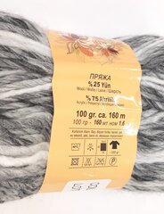 Нитки для вязания Lanoso Mistik 100 г, цвет 751 цена и информация | Принадлежности для вязания | kaup24.ee