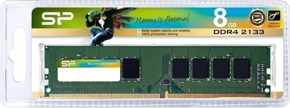 Silicon Power 8 GB, DDR4, 288-pin U-DIMM, 2133 MHz, ECC No, Registered No, Memory voltage 1.2 V hind ja info | Operatiivmälu (RAM) | kaup24.ee