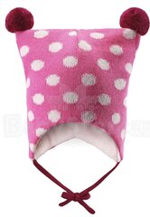 Talvemüts Lassie 718679-4530, roosa цена и информация | Шапки, перчатки, шарфики для новорожденных | kaup24.ee