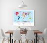 Kraabitav maailmakaart Silver World цена и информация | Maailmakaardid | kaup24.ee