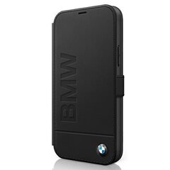 Чехол-книжка / Case BMW Apple iPhone 12 mini, черный, Signature цена и информация | Чехлы для телефонов | kaup24.ee