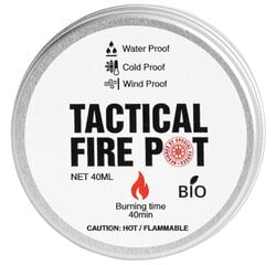 Tactical Fire Pot süütegeel 40ml, Tactical цена и информация | Аксессуары для гриля и барбекю | kaup24.ee