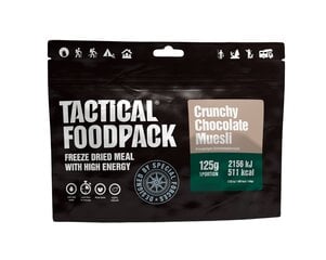 Krõbe šokolaadimüsli 125g, Tactical Foodpack hind ja info | Valmistoit | kaup24.ee