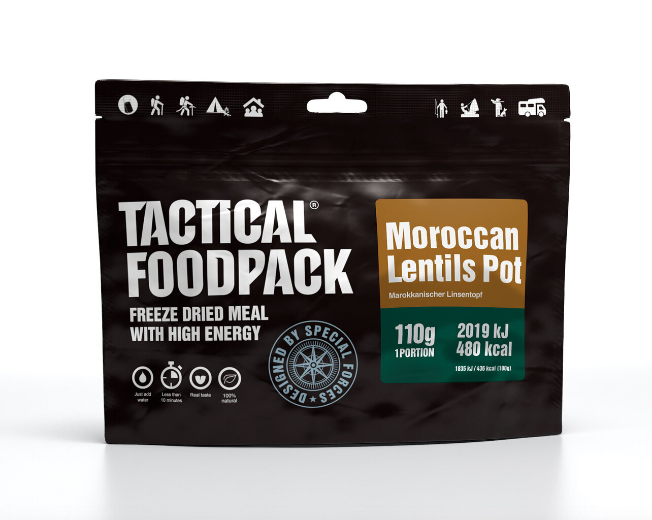 Maroko Läätsepada 110g, Tactical Foodpack цена и информация | Valmistoit | kaup24.ee