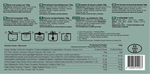 Veise-kartulipada 100g, Tactical Foodpack hind ja info | Valmistoit | kaup24.ee