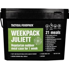 Nädala toiduvarukomplekt lihata Vegan WeekPack Juliett 2010g, Tactical Foodpack цена и информация | Готовые блюда | kaup24.ee