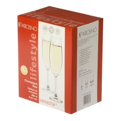 Šampanjaklaasid Venezia, 200 ml, 6 tk. цена и информация | Стаканы, фужеры, кувшины | kaup24.ee