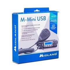 midland m-mini am/fm multi usb cb radio цена и информация | Радиостанции, рации | kaup24.ee