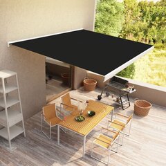 vidaXL mootoriga varikatus 450 x 300 cm, antratsiithall цена и информация | Зонты, маркизы, стойки | kaup24.ee