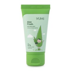 Kätekreem "Aloe Fresh", YUMI 50 ml hind ja info | Kehakreemid, losjoonid | kaup24.ee