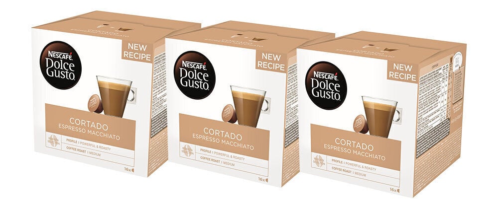 3 tk. NESCAFE DOLCE GUSTO Cortado цена и информация | Kohv, kakao | kaup24.ee