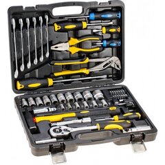 Tööriistakomplekt Topex, 56 tk hind ja info | Käsitööriistad | kaup24.ee