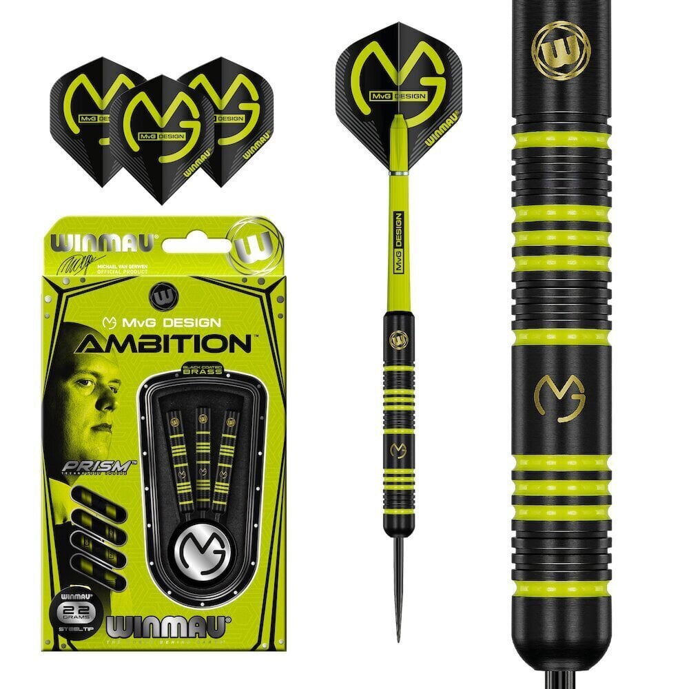 Nooled Winmau Ambition MvG Design, 22 g. hind ja info | Noolemängud | kaup24.ee