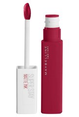 Huulevärv Superstay Matte Maybelline: Värvus - 145-esireket 5 ml hind ja info | Huulepulgad, -läiked, -palsamid, vaseliin | kaup24.ee