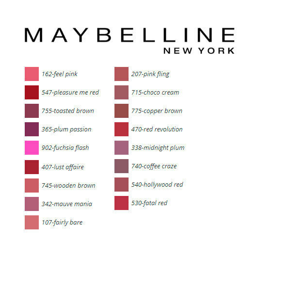 Huulevärv Color Sensational Maybelline: Värvus - 547-pleasure me red hind ja info | Huulepulgad, -läiked, -palsamid, vaseliin | kaup24.ee