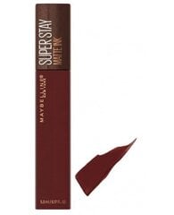 Huulevärv Superstay Matte Ink Coffee Maybelline 275-mocha цена и информация | Помады, бальзамы, блеск для губ | kaup24.ee