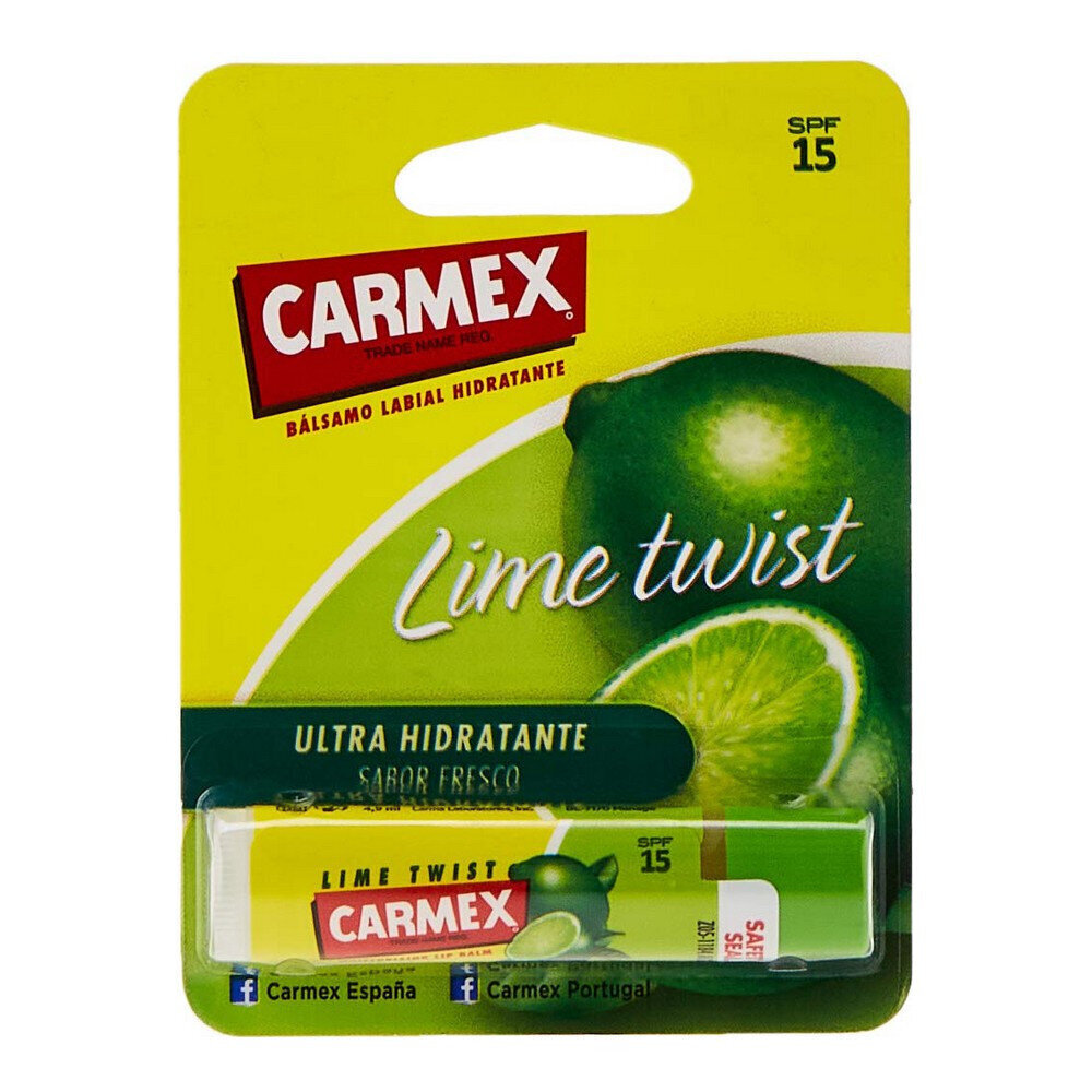 Niisutav huulepalsam Lime Twist Carmex (4,25 g) hind ja info | Huulepulgad, -läiked, -palsamid, vaseliin | kaup24.ee