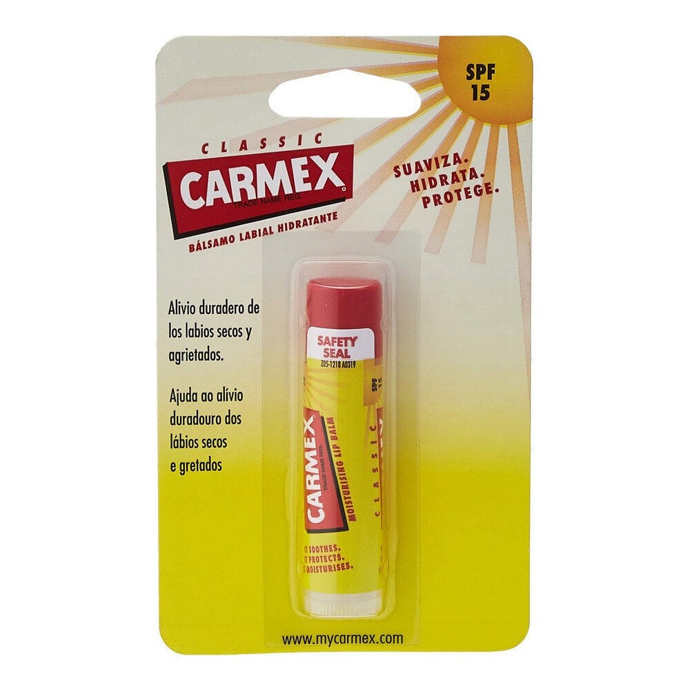 Niisutav huulepalsam Carmex (4,25 g) цена и информация | Huulepulgad, -läiked, -palsamid, vaseliin | kaup24.ee