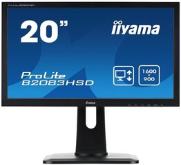 Monitor IIYAMA - 19.5'' B2083HSD-B1 hind ja info | Monitorid | kaup24.ee