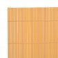 vidaXL kahepoolne piirdeaed 110 x 300 cm, kollane hind ja info | Aiad ja tarvikud | kaup24.ee