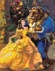 Maalid numbrite järgi "Beauty and the Beast" 40x50 ETS32G hind ja info | Maalid numbri järgi | kaup24.ee