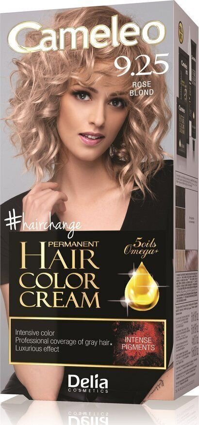 Kauakestev juuksevärv Delia Cosmetics Cameleo HCC Omega+, nr 9.25 Rose Blond 1op. hind ja info | Juuksevärvid | kaup24.ee