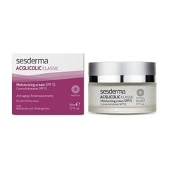 Дневной крем от морщин Acglicolic Sesderma Spf 15 (50 мл) цена и информация | Кремы для лица | kaup24.ee