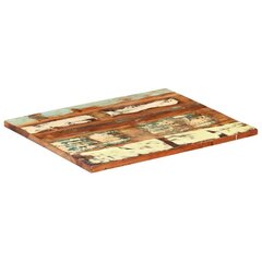 vidaXL ristkülikukujuline lauaplaat 60 x 70 cm 25–27 mm taastatud puit цена и информация | Столешницы для кухни | kaup24.ee