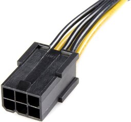 StarTech, PCIEX68ADAP PCIe 6-pin - PCIe 8-pin, 0.15 m цена и информация | Кабели и провода | kaup24.ee