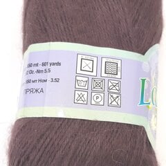 Пряжа для вязания Lanos Angora, 100г, цвет темно-фиолетовый 978VI цена и информация | Принадлежности для вязания | kaup24.ee