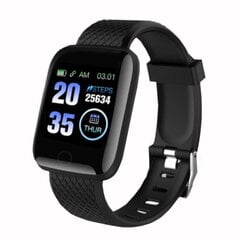 Смарт-часы iWear M6 с Full Touch 1,3 '' IPS дисплеем изм. HR & кровяного давления, черные цена и информация | Смарт-часы (smartwatch) | kaup24.ee