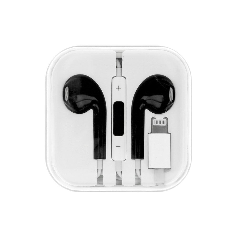 Mega bass kõrvaklapid iPhone 7 / 7 Plus / 8 / 8 Plus / X jaoks, Lightning, must hind ja info | Kõrvaklapid | kaup24.ee