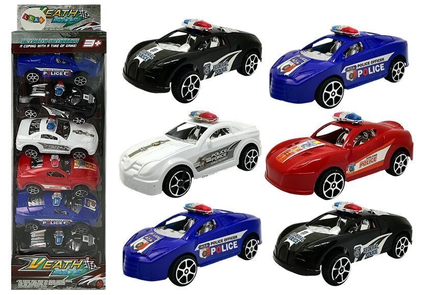 Mänguauto komplekt Politseiautod hind ja info | Poiste mänguasjad | kaup24.ee